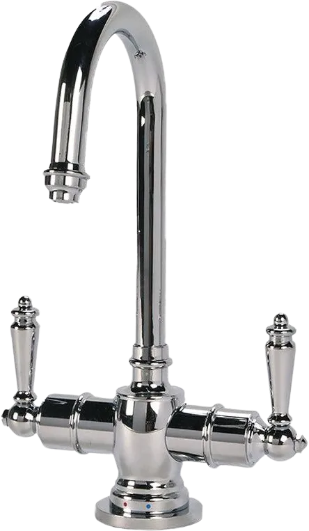 AquaNuTech Traditional C-Spout Hot & Cold Water Filtration Faucet New