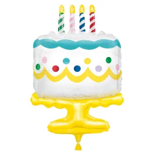 Birthday Cake 25" Mylar Balloon