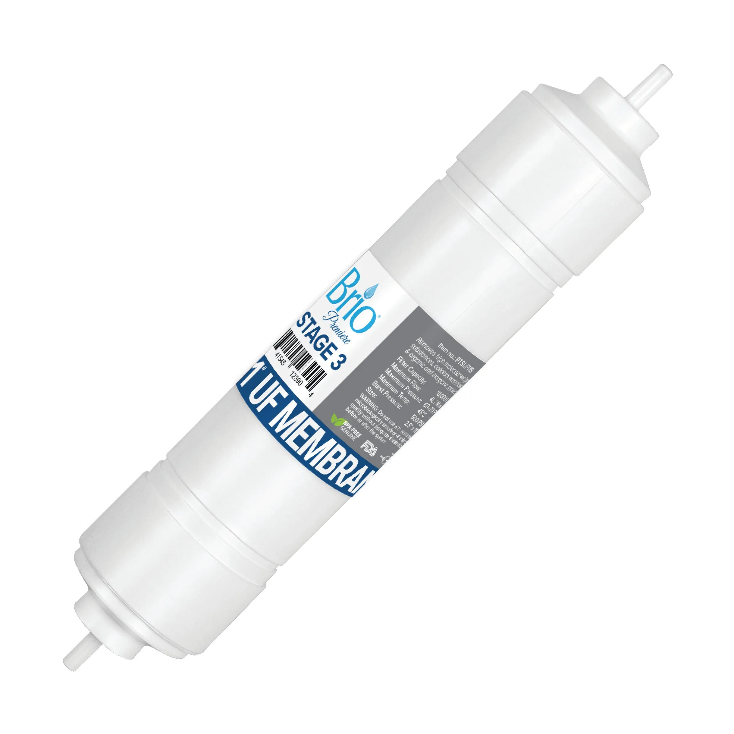 Brio Premier 11" Inline S-Type Ultra Filtration Membrane