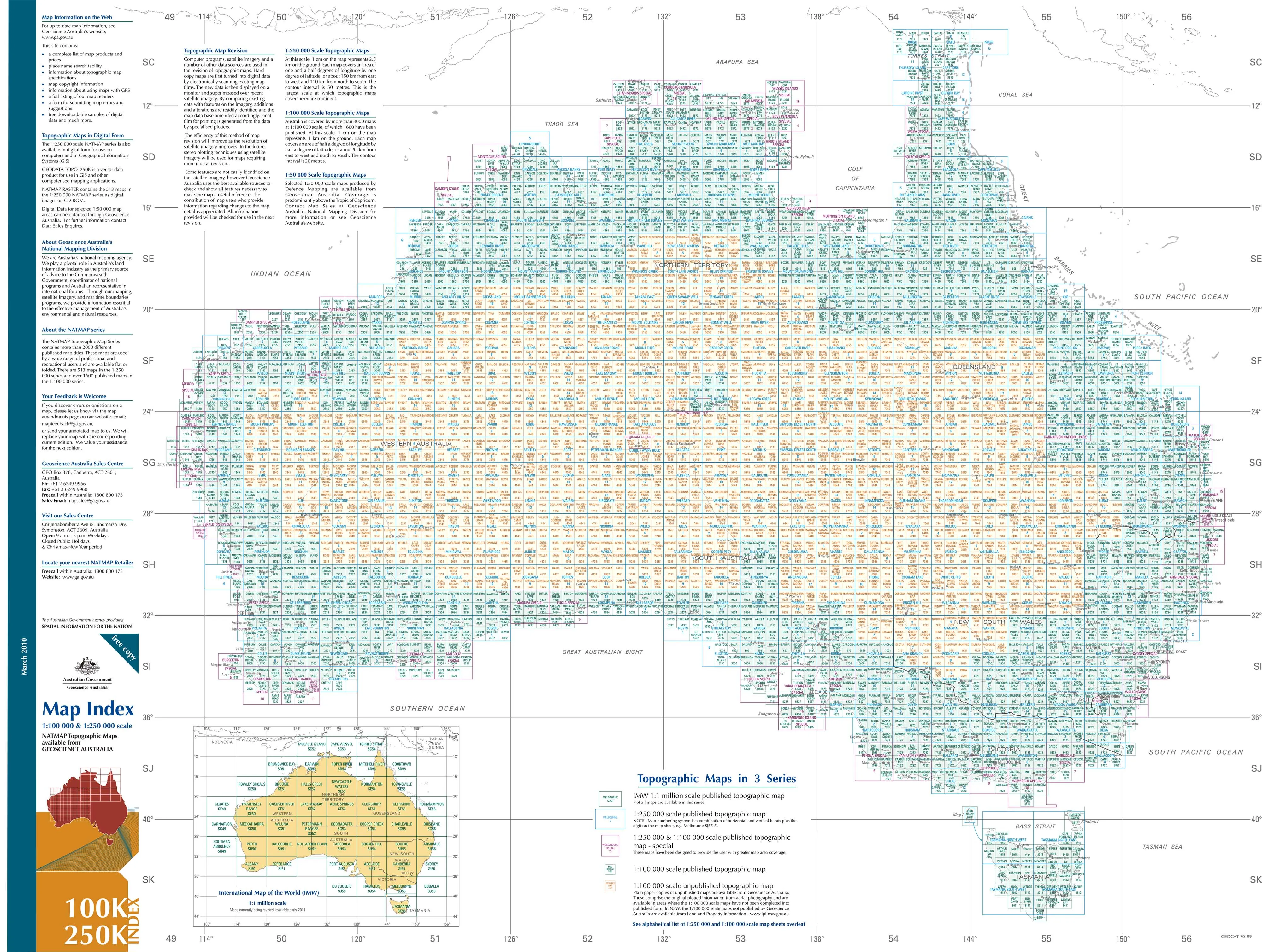 Broken Hill H5415 AUSTopo 1:250,000 Map