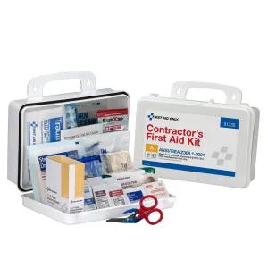 First Aid Only 91335 25 Person Contractor 2021 ANSI Plastic First Aid Kit First Aid Only 91335 25 Person Contractor 2021 ANSI Plastic First Aid Kit