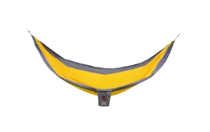 Grand Trunk Single Parachute Nylon Hammock- Orange/Silver