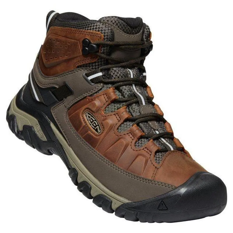 Keen Targhee III Mid Men's Waterproof Walking Boots - Chestnut/Mulch