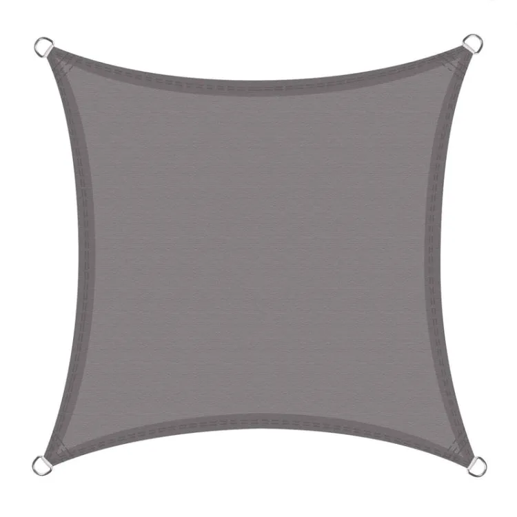 Outdoor Garden Sunshade Sail Waterproof Anti-UV Canopy, Size: 4m x 6m(Grey)