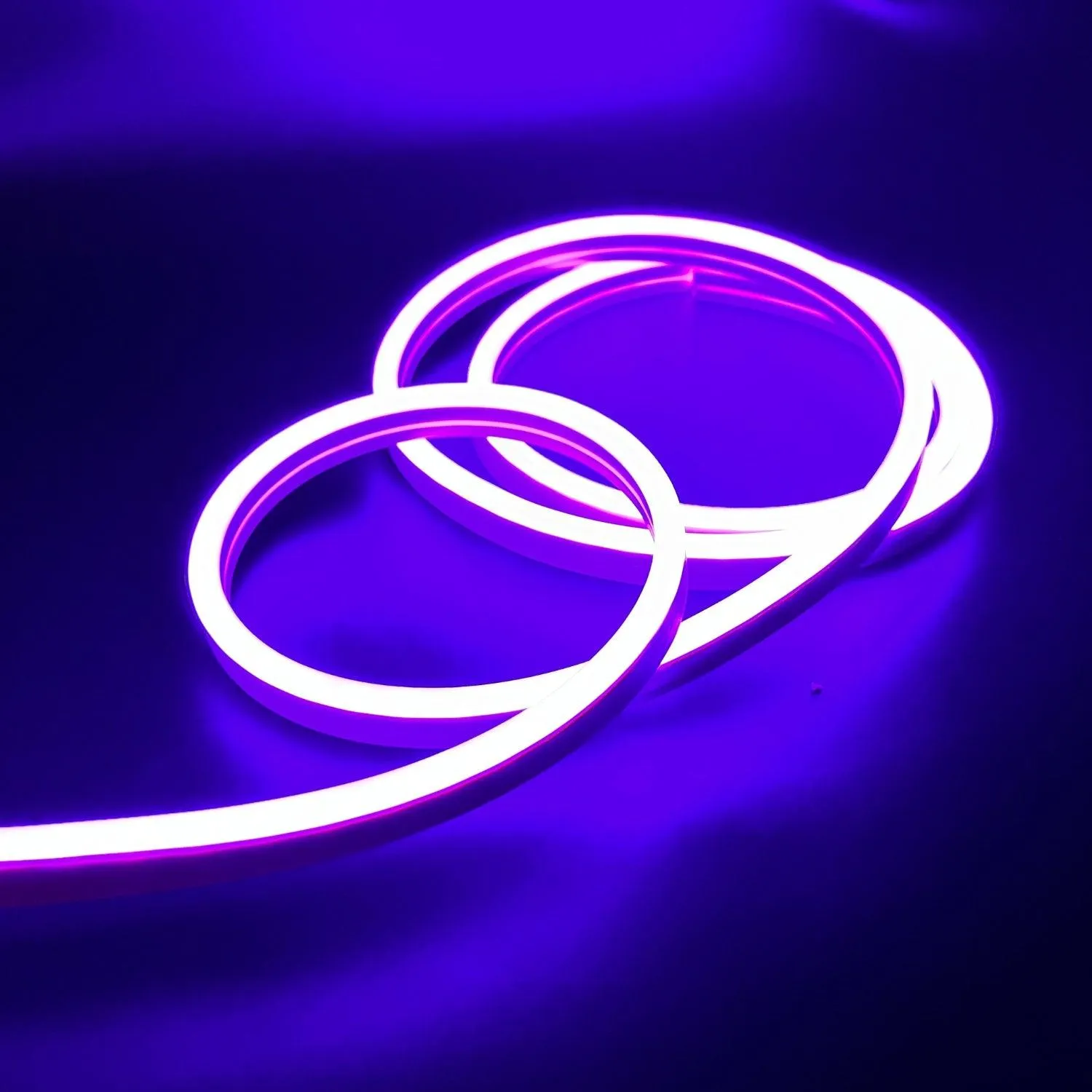 RGB Neon Flex 12V 8x18mm IP65 Waterproof WIFI Control works with Alexa & Google Home 5 Metre Kit