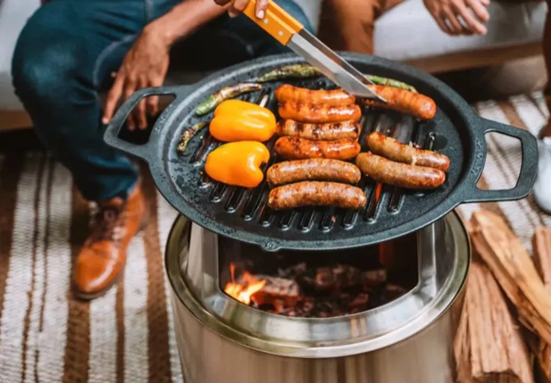 Solo Stove Cast Iron Grill Top and Hub Accessory Kit