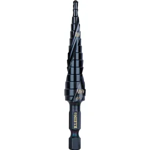 Step Bit, 1/4" Hex Shank, 1/8" - 1/2" Quick Release