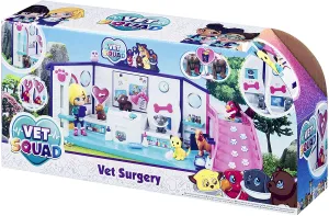 Vet Squad - Vet Surgery Playset with 4 Pets and Accessories - Suitable for 4 years and above